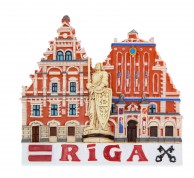 Ledusskapja magnēts Rīga Melngalvju nams